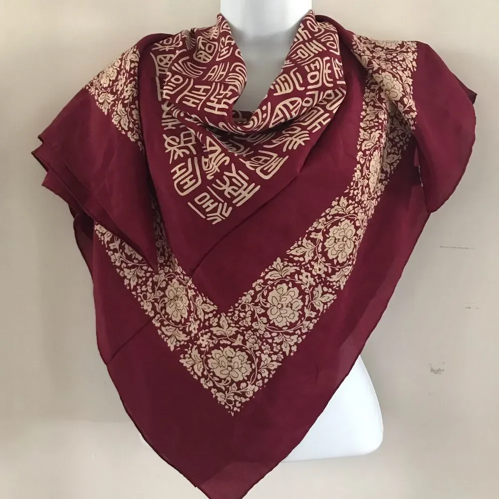 Shanghai 100% Silk Scarf